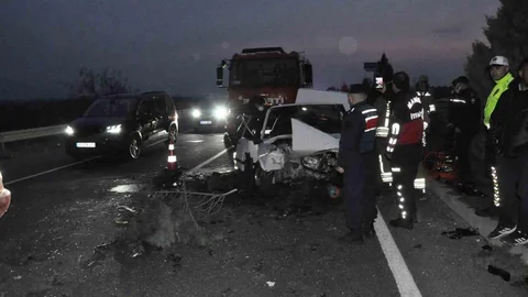 Manisa'da Zincirleme Kaza
