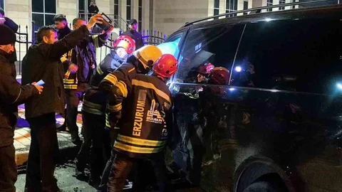 Erzurum'da Trafik Kazası Yaşandı
