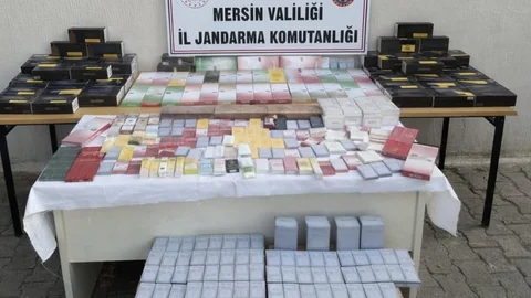 Mersin'de Sigara Kaçakçılığı Operasyonu