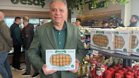 Bursa'da Bayramlık Cevizli Baklava Satışı