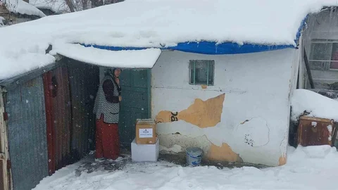 Erzurum'da Ramazan Yardımları Ulaşıyor