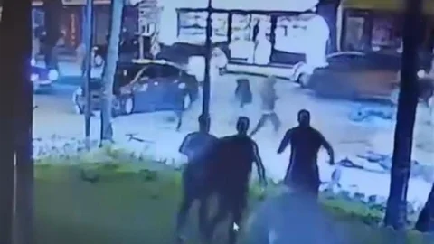 Bursa'da Motosiklet Kazası Görüntülendi