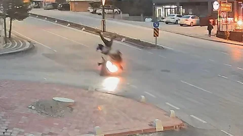 Karaman'da Motosiklet Kazası