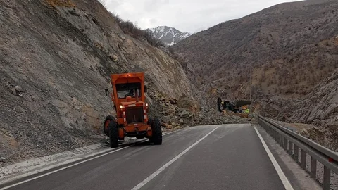 Malatya'da Heyelan Olayı