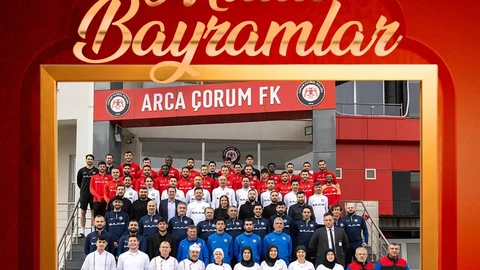 Çorum FK'dan Bayram Kutlaması