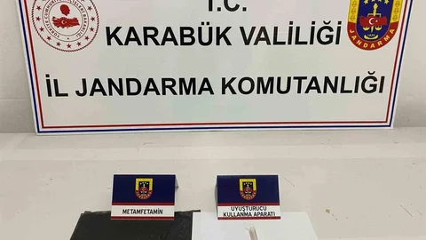 Karabük'te Jandarma Uyuşturucu Operasyonu