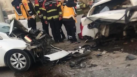 Bandırma'da Zincirleme Kaza