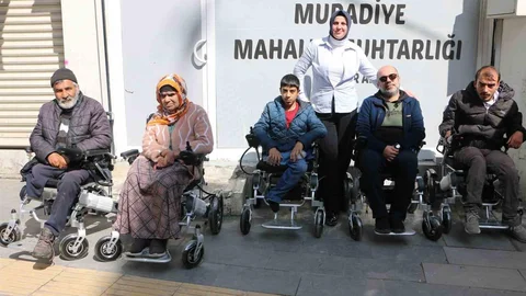 Diyarbakır'da Engellilere Akülü Sandalye Desteği