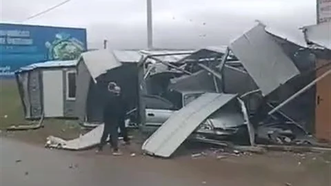 Bursa'da Trafik Kazası Sonrası Hasar