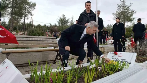 Kahramanmaraş'ta Şehitlik Ziyareti Yapıldı