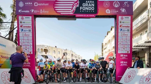 AKRA Gran Fondo Antalya'da Bisiklet Tutkunları Buluşuyor
