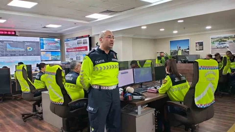 Ankara'da Bayram Öncesi Trafik Denetimi
