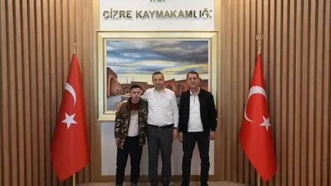 Şırnak'ta Down Sendromlu Genç Ağırladı