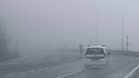 Bolu Dağı'nda Yoğun Sis Etkili