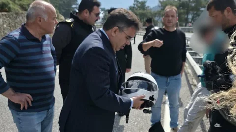 Marmaris'te Motosiklet Kazası