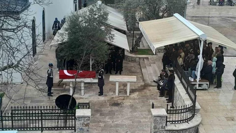 Muğla'da Emekli Jandarma Albay Uğurlandı