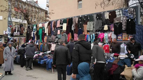 Muş'ta Bayram Pazarında Yoğunluk Yaşandı