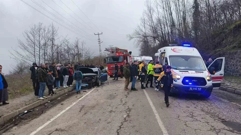 Ordu'da İki Trafik Kazası