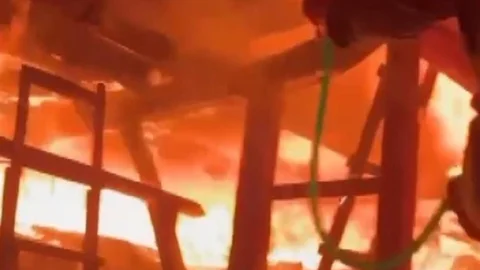 Sakarya'da Ahşap Ev Yangını