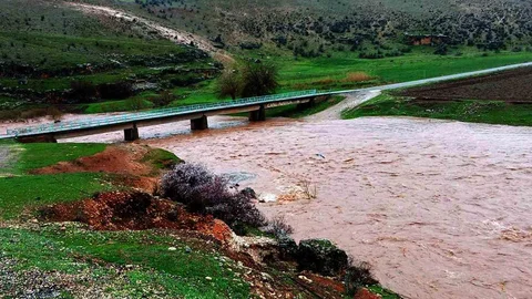 Araban'da Sağanak Yağış Etkisi