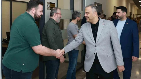 Kahramanmaraş'ta Başkan Toptaş Bayramlaştı