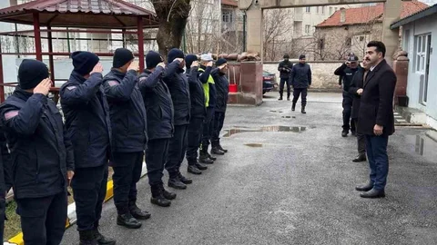 Tomarza'da Güvenlik Güçleriyle Bayramlaşma