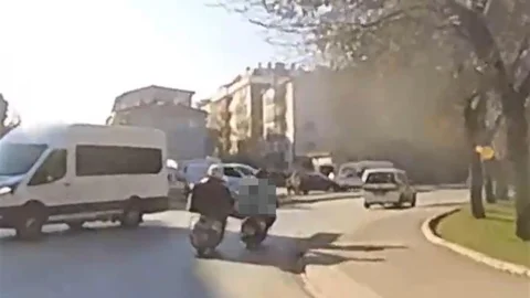 Eskişehir'de Motosiklet Kazası