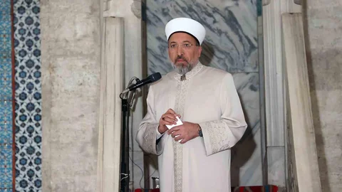 Diyanet İşleri Başkanı Arpaguş Hutbe Okudu