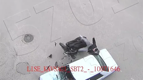 Amasya'da Motosiklet ve Otomobil Kazası