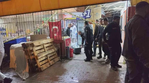 Antalya'da Market Cinayeti