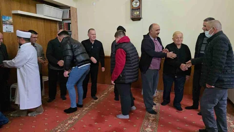 Denizli'de Bayramlaşma Geleneği Yaşatıldı