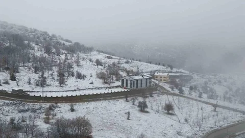 Hadim'de Kar Yağışı Etkili Oluyor
