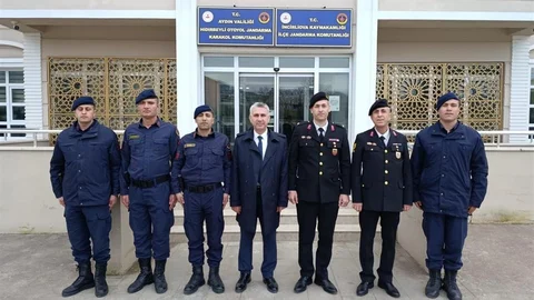 Aydın'da Kaymakam Abay'ın Bayram Ziyareti