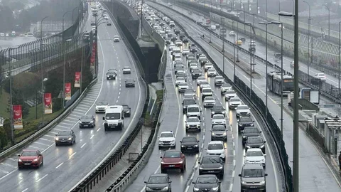 İstanbul'da Bayram Trafik Yoğunluğu