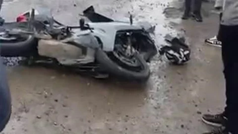 Diyarbakır'da Motosiklet Kazası