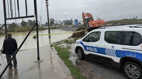 Berdan Irmağı'nda Su Seviyesi Yükseldi