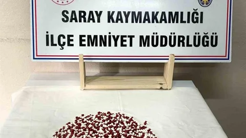 Tekirdağ'da Uyuşturucu Hap Operasyonu