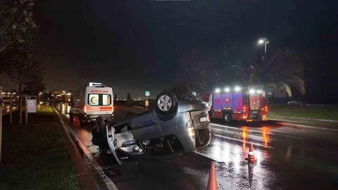 Pendik'te Aşırı Hız Trafik Kazası