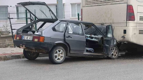 Konya'da Otomobil Kazası