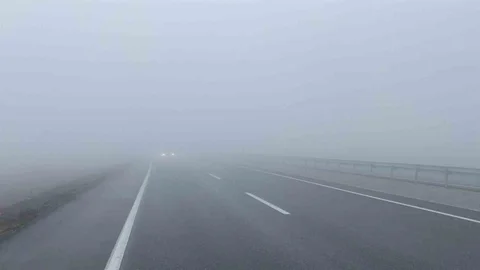 Iğdır'da Yoğun Sis Etkili Oldu