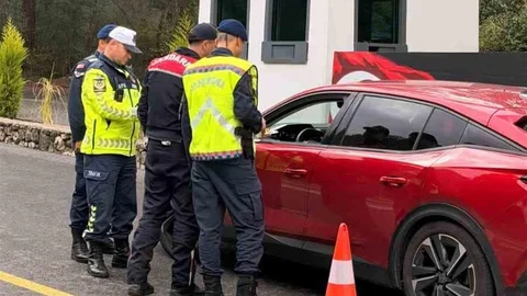 Fethiye'de Jandarma Bayram Uygulaması