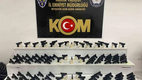 Konya'da Silah Kaçakçılığına Operasyon