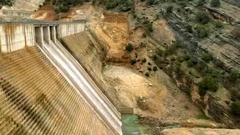 Gaziantep'te Ardıl Barajı Taşma Noktasında