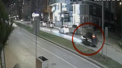 Samsun'da Motosiklet Kazası Görüntüleri Yayınlandı
