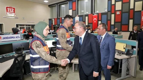 Kars Valisi Ziya Polat'ın 112 Ziyareti