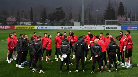 A Milli Takım Romanya Maçına Hazırlanıyor