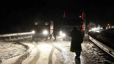 Kop Dağı Geçidi'nde Ulaşım Sorunu