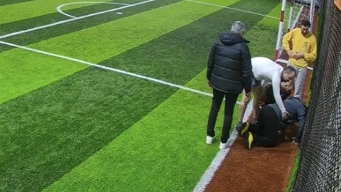 Bolu'da Halı Saha Maçında Kalp Krizi