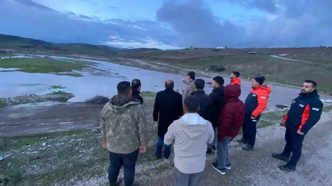 Kilis'te Afrin Çayı'nda Mahsur Kalan Kişi Kurtarıldı