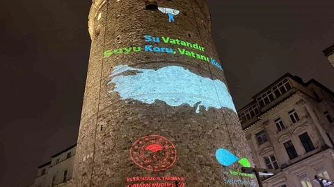 Galata Kulesi'nde Su Farkındalığı Etkinliği